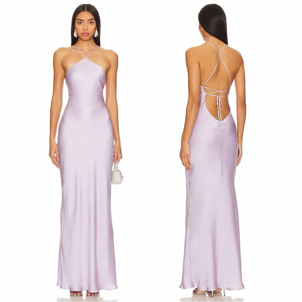 Line & Dot Lavender Maxi Dress